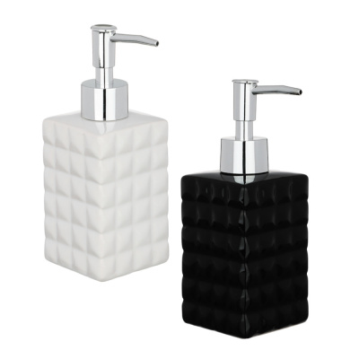 Дозатор для жидкого мыла "Грани будущего" керамика 2 цвета