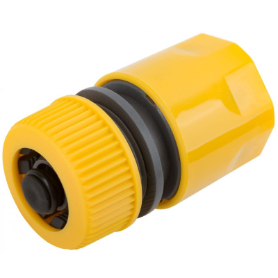 Соединитель пластиковый 1/2", автостоп