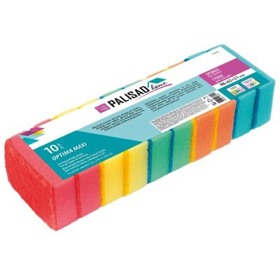 Губки для посуды, 98x65x31 мм, 10 шт., Home// Palisad