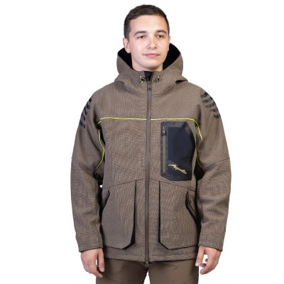Куртка Aquatic КС-04П (soft shell, цвет: песочный, размер: 54-56)