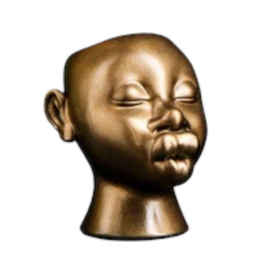 Кашпо Наоми (бронза) L23 W22 H29,5 см / М-Д