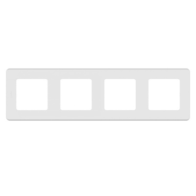 Рамка 4 поста INSPIRIA белый