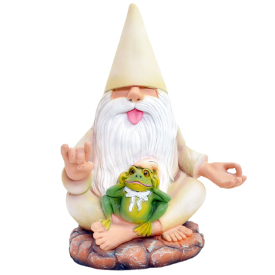 Гном Хиппи в белом