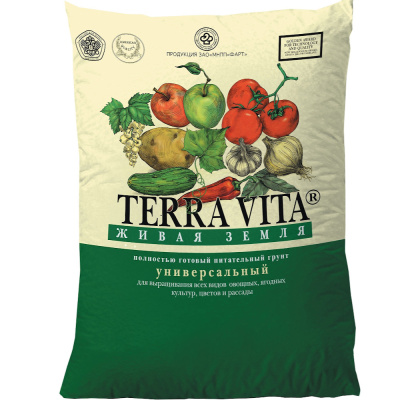 Грунт универсальный 25л Живая Земля нейтрал. 1/60 Фарт