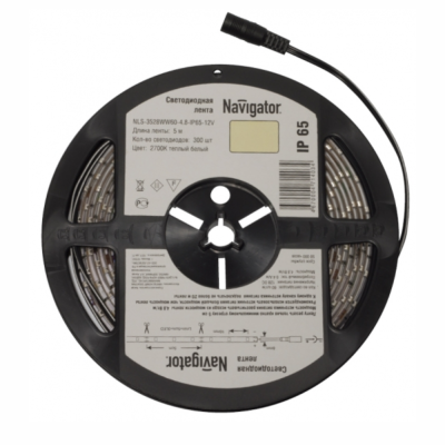 Лента светодиодная LEDх60/м 5м 4.8w/m 12в.IP65 синий шт