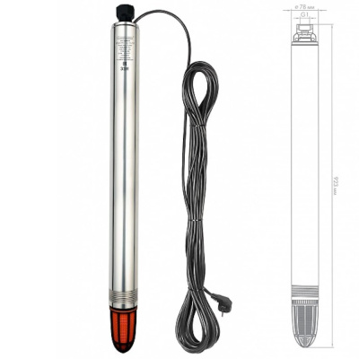 Насос погружной «ВОДОМЕТ 3Д» 55/50