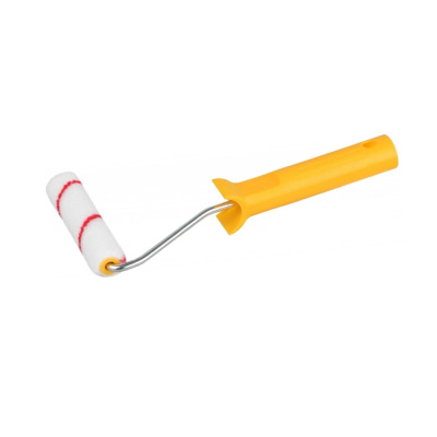 Мини-валик STAYER "MASTER NYLON  ПОЛИАМИД малярный в сборе, ворс 8мм, бюгель 6мм, 15*70мм