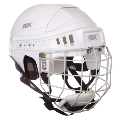 Шлем игрока хоккейный с маской RGX белый M (56-60)