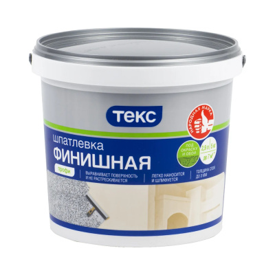 Шпаклевка финишная Текс Профи белая 5 кг