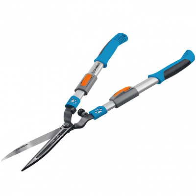 Кусторез GRINDA  FH-800T, длина 630 - 800 мм, кованые лезвия, телескопический, алюминиевые рукоятки