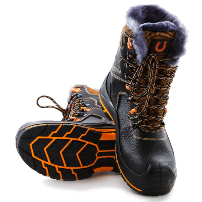 Ботинки с высоким берцем "PERFECT PROTECTION" PRB10N-CKW ПУ-Нитрил с ПП на натуральном меху р.44