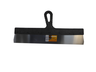 Шпатель нерж.cталь пластиковая рукоятка 450мм Вихрь 