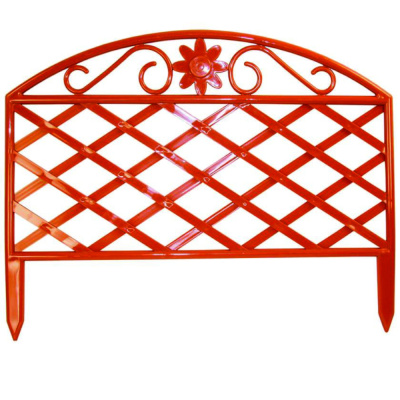 Забор декоративный "Решетка" пласт. 0,45*0,36 М 6 секций "Альтернатива"