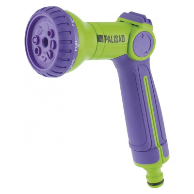 Пистолет-распылитель, 8 режимов, двухкомпонентная рукоятка// Palisad