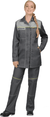 Куртка "Турбо"  женская серый тк. Томбой 44-46/3-4