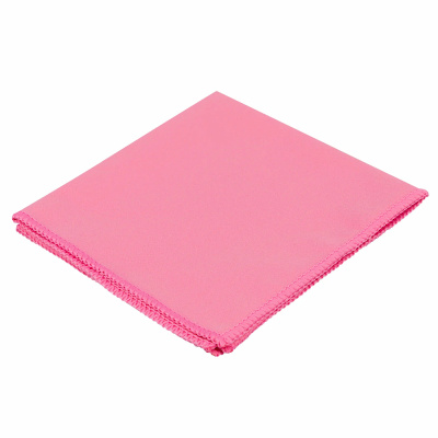 Салфетка из микрофибры для оптики, стекол и зеркал 350x300 мм, коралловая, Home// Palisad