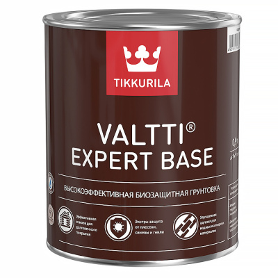 ГРУНТ-АНТИСЕПТИК ДЛЯ ДЕРЕВА "ТИККУРИЛА" ВАЛТТИ ЭКСПЕРТ  БАЗА  0,9 Л (1/6)