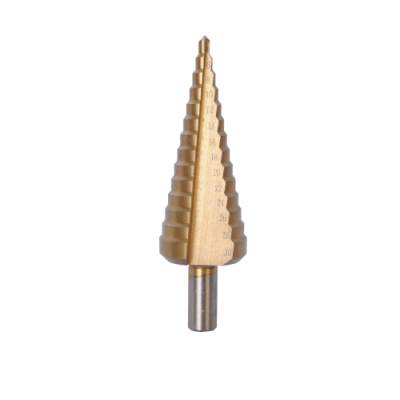 Сверло ступенчатое по металлу 4-30мм шаг 2мм HSS+TIN прямое Sturm!