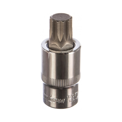 Насадка торцевая 1/2 DR с вставкой-битой SPLINE М14