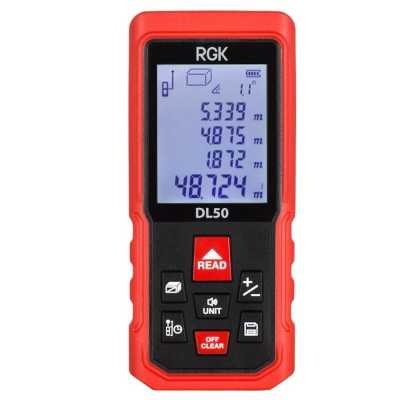Лазерный дальномер-рулетка RGK DL50