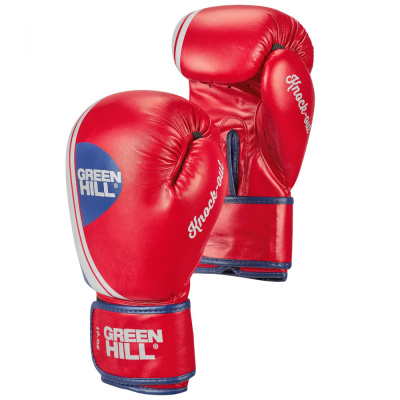 Боксерские перчатки KNOCKOUT красный (8oz)