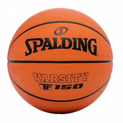 Мяч баск. SPALDING Varsity TF-150 84-324Z, р.7, резина, коричнево-черный