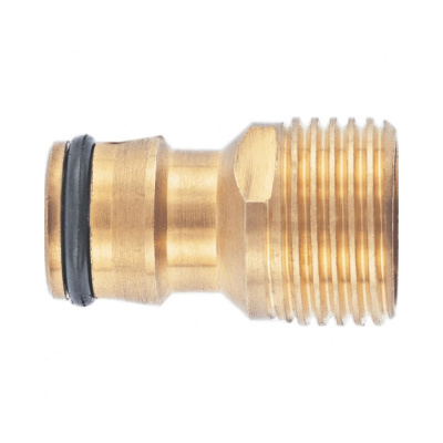 Адаптер латунный, 1/2", внешняя резьба// PALISAD