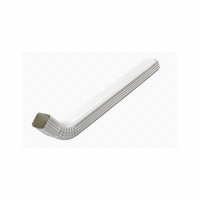 Труба водосточная 76х102х1000+колено (ПЭ-01-9003)