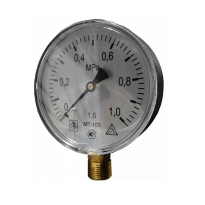 Манометр МТ-100 1,0 МПа ( G1/2 дюймовая)