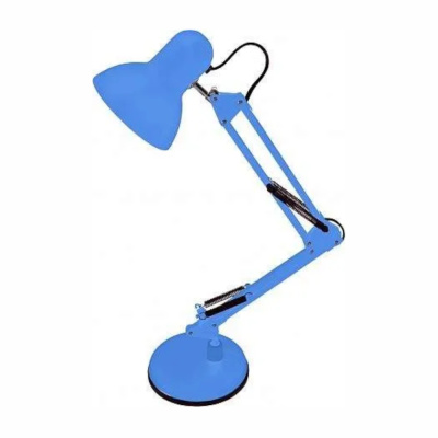 Светильник General GTL-040 св-к настолн. 60W E27 металл/пласт синий на основ+струбц 2в1, h600 800140