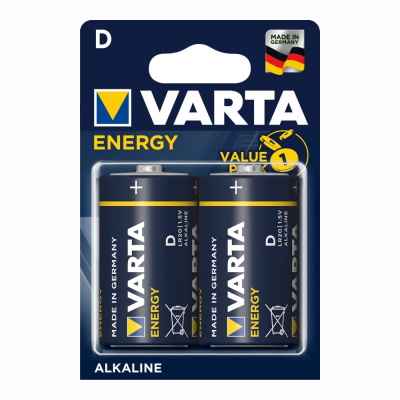 Элемент питания Varta 4120.229.412 ENERGY LR20/373 BL2