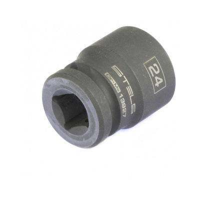 Головка ударная шестигранная, 24 мм, 1/2", CrMo// Stels