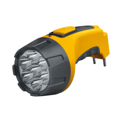 Фонарь светодиодный NPT-CP04-ACCU 7LED аккумуляторный с вилкой для зарядки пластик