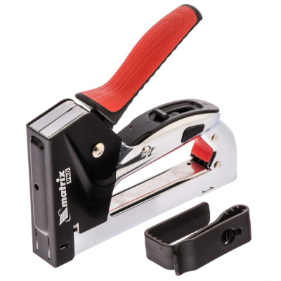 Степлер мебельный, стальной, быстрая загрузка, тип скобы 53, 4-14 мм, PRO// Matrix