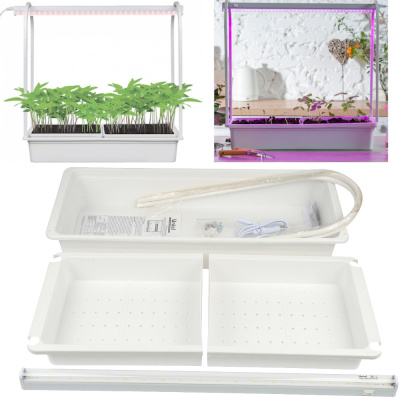 Набор Минисад ULT-P54-10W/SPSB IP20 WHITE светильник для растений светодиодный с подставкой