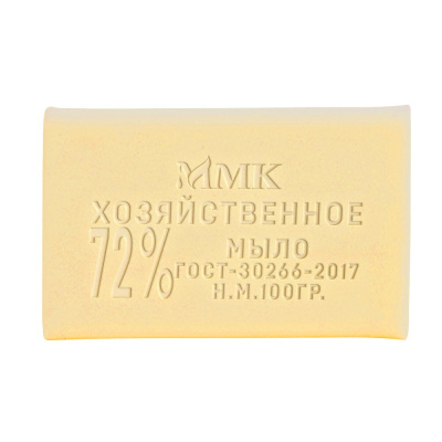 Мыло хозяйственное 72% без обертки 100 гр. МКХ0421