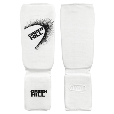 Защита голень-стопа Эластик белая (M)