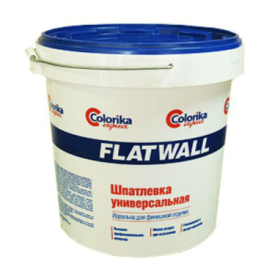 Шпатлевка Colorika Aqua универсальная Flatwall белая 6 кг