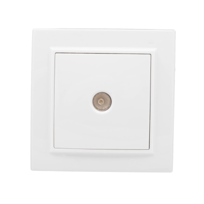 Розетка TV 1-местная СП белая 75Ом 5-862МГц Минск Basic