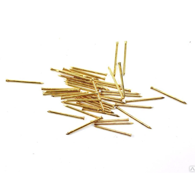 Гвоздь финишный латунированный 1,2х35 (100г)