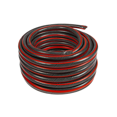 Шланг поливочный ПВХ усиленный премиум, пищевой трехслойный армированный 3/4, 50 м Вихрь 73/7/2/8