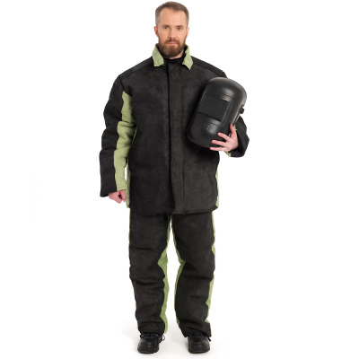 Костюм сварщика комбинированный спилок/брезент утепленный, 2.6 48-50, 170-176
