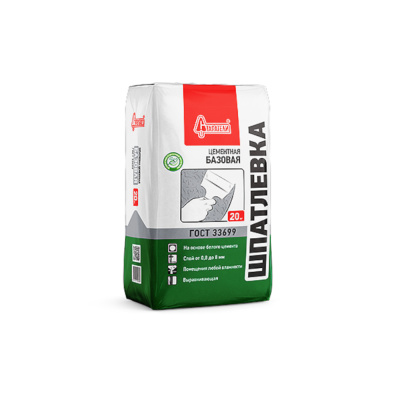 Шпатлевка базовая сухая 20кг "Старатели"