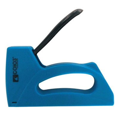 Степлер, пластмассовый корпус, скобы 6-10мм, усиленный отбойник, СОЮЗ