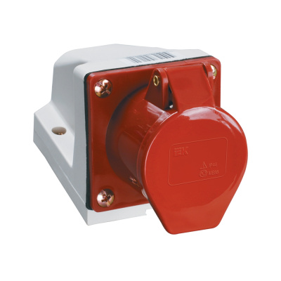 Розетка кабельная 32А 3Р+N+Е IP44 380В стационарная 125