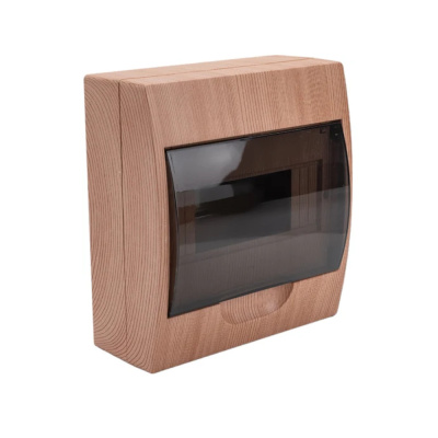 Бокс ЩРН-П-8 модулей навесной пластик IP41 ''Эко'' (сосна)