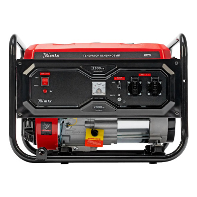 Генератор бензиновый RS-4000, 3,3 кВт, 230В, ручной стартер// MTX