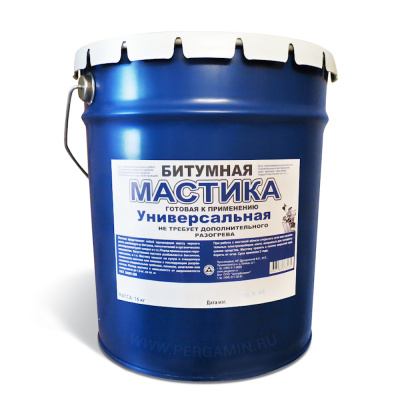 Мастика битумная универсальная Плюс (16кг брутто)