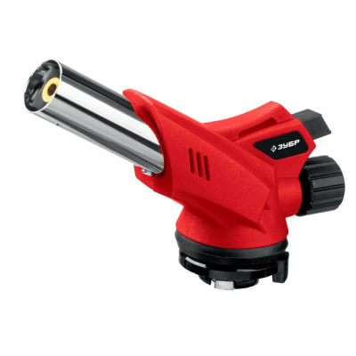 Горелка газовая ЗУБР  ГМ-350 1300°C с пьезоподжигом, на баллон с цанговым соединением, (55553)