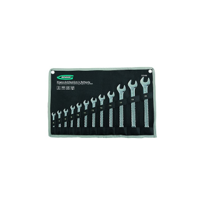 Набор ключей комбинированных 6-22 мм, 12 шт., CrV, холодный штамп // GROSS